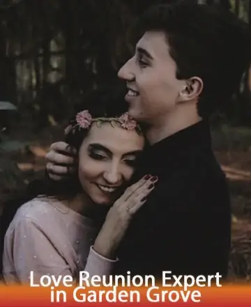 In the tender embrace of a serene forest, a couple shares a moment of profound connection and warmth. Their gentle smiles and soft expressions speak of trust and unity, enveloping them in a cocoon of love and understanding. Love reunion expert in Garden Grove.