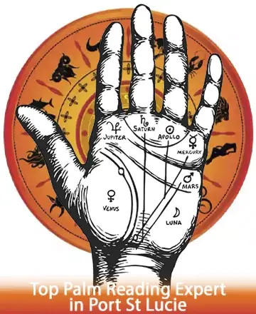 Discover the gentle wisdom etched in the lines of your palm, guiding you towards inner peace and clarity. Embrace the comforting warmth of insight as the universe whispers its secrets through your hands. Palm reading in Port St. Lucie.