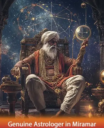 In a celestial haven, a wise sage sits gracefully, embodying serenity and timeless wisdom. His presence radiates peace and gentle guidance, enveloping you in warmth and comfort on your spiritual journey. Genuine astrologer in Miramar.