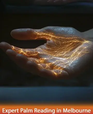 In the serene glow of this image, a hand gently cradles flowing streams of light, symbolizing the warmth and wisdom that awaits within. It invites you to explore the depths of your soul with compassion and grace. Expert palm reading in Melbourne.
