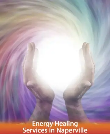 In a gentle swirl of vibrant colors, two hands cradle a radiant light, symbolizing the nurturing embrace of healing energy. This serene image invites you to find solace and balance, echoing the deep wisdom of holistic wellness. Energy healing services in Naperville.