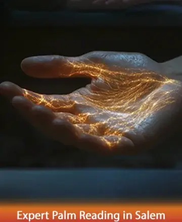 A gentle hand, illuminated with soft, shimmering light, speaks of life’s mysteries and unseen energies. This serene image invites you to explore your path with trust and curiosity, offering wisdom and comfort in its embrace. Expert palm reading in Salem.