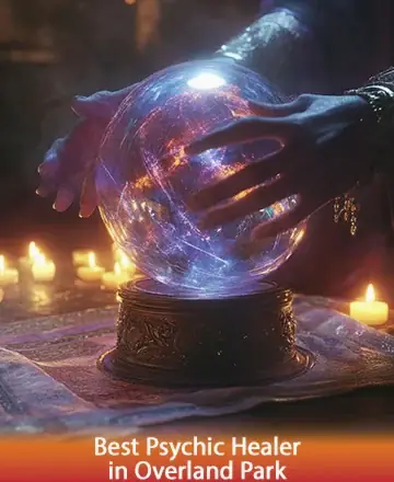 In the gentle glow of candlelight, a crystal ball radiates a calming energy, inviting you into a space of reflection and peace. Hands hover lovingly, guiding your journey towards clarity and understanding. Embrace the tranquility of this sacred moment. Psychic healing in Overland Park.
