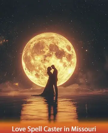 Under the gentle glow of a luminous full moon, two souls embrace tenderly, surrounded by the serene whispers of the night. This moment captures the timeless dance of love, filled with warmth and profound connection. Love spell caster in Missouri.