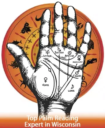 Discover the gentle wisdom etched into the palm of your hand, where ancient symbols guide you toward clarity and peace. Embrace the warmth of profound insights that illuminate your path with compassion and understanding. Palm reading in Wisconsin.