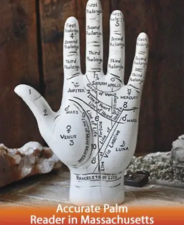 Discover the serene beauty of palmistry with a gentle touch and compassionate understanding. This harmonious image invites you into a world where every line tells a story, offering guidance and peace for your journey. Accurate palm reader in Massachusetts.