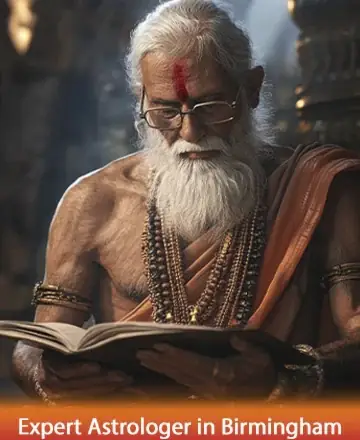 In the gentle embrace of wisdom, a serene figure immerses in ancient texts, radiating warmth and tranquility. The soft glow surrounding him speaks of timeless knowledge and inner peace, inviting you to find solace and guidance. Discover harmony with expert astrologer in Birmingham.