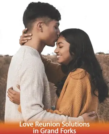 In the gentle embrace of a golden sunset, two souls find comfort and connection, wrapped in warmth and mutual understanding. Their serene moment speaks of deep peace and enduring love, symbolizing the beauty of spiritual harmony. Love reunion solutions in Grand Forks.