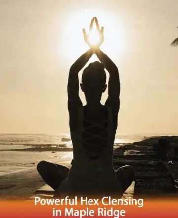 In the gentle embrace of the setting sun, a soul finds solace, reaching toward the light with hope and serenity. This moment of connection whispers of inner peace and the quiet power of transformation. Powerful hex cleansing in Maple Ridge.
