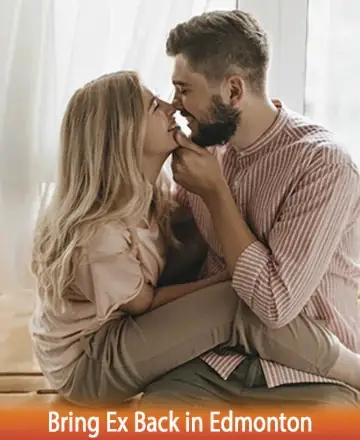 In the gentle embrace of morning light, a couple shares a tender moment filled with warmth and connection. Their smiles speak the language of understanding and renewed hope, enveloping them in a bubble of comfort and trust. Bring ex back in Edmonton.