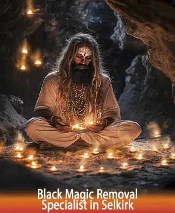 In the gentle glow of candlelight, a serene figure sits in tranquil meditation, enveloped by the warmth of flickering flames. The cave's whispers echo ancient wisdom, inviting peace and introspection. Within this sacred space, find solace and renewal. Black magic removal in Selkirk.