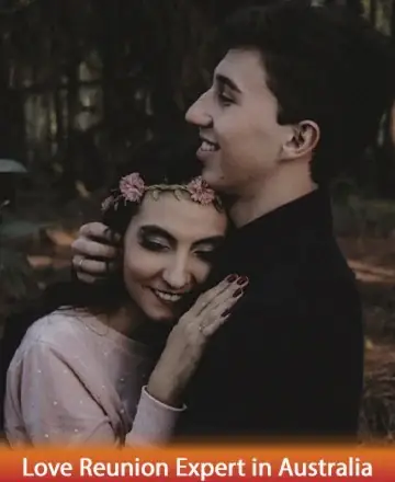 In a serene embrace amidst nature's gentle whispers, two souls find solace and warmth in each other's presence. The tender connection reflects a journey of healing and unity, nurturing hearts with love and understanding. Love reunion expert in Australia.
