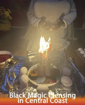 In a serene setting, gentle flames dance softly, casting a warm glow that soothes the soul. The comforting presence invites peace, enveloping you in a nurturing embrace of healing energy. Experience tranquility and renewal. Black magic cleansing in Central Coast.