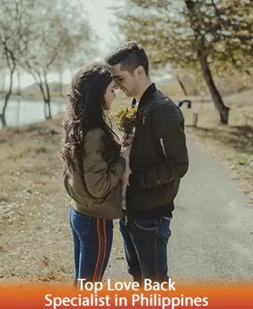 In the gentle embrace of nature's serene beauty, a couple stands close, sharing a moment of tender connection. Their joy and love resonate with the warmth of the sunlit path they walk upon, reflecting hope and renewal. Love back specialist in Philippines.