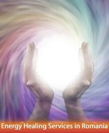 In the gentle embrace of light, two hands gracefully cradle a radiant glow, symbolizing the nurturing power of healing energy. Swirling colors create a serene backdrop, inviting peace and tranquility into the soul. Energy healing services in Romania.