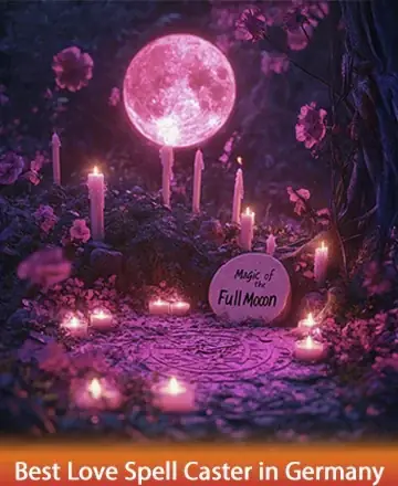 Beneath the gentle glow of a mystical full moon, a serene circle of candles illuminates an enchanting garden. Surrounded by delicate blossoms, this sacred space whispers peace and ancient wisdom, inviting the heart to embrace tranquility and love. Love spell in Miami.