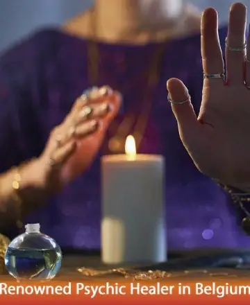 In the gentle glow of candlelight, a serene presence guides energy with graceful hands, enveloping you in a sense of calm and tranquility. The atmosphere is infused with warmth and wisdom, offering a moment of peace and reflection. Psychic healing in Belgium.
